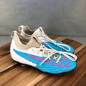 Nike Phantom GX Club DF MG GS 'Blast Pack' Soccer Cleats Blue Pink Youth 3.5Y